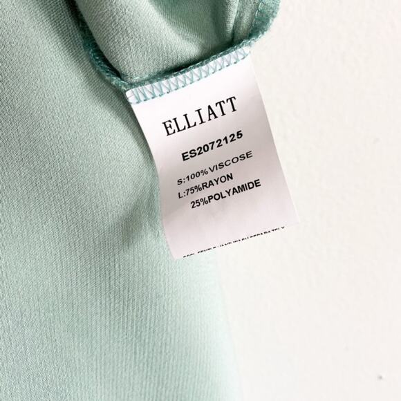 ELLIATT Green Asymmetrical Alaia Dress NEW - Picture 8 of 12